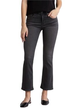 Madewell Mid Rise Kick Out Stretch Jeans in a Black‎ Walsh Size 26